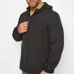 BadRhino Big & Tall Black Softshell Jacket