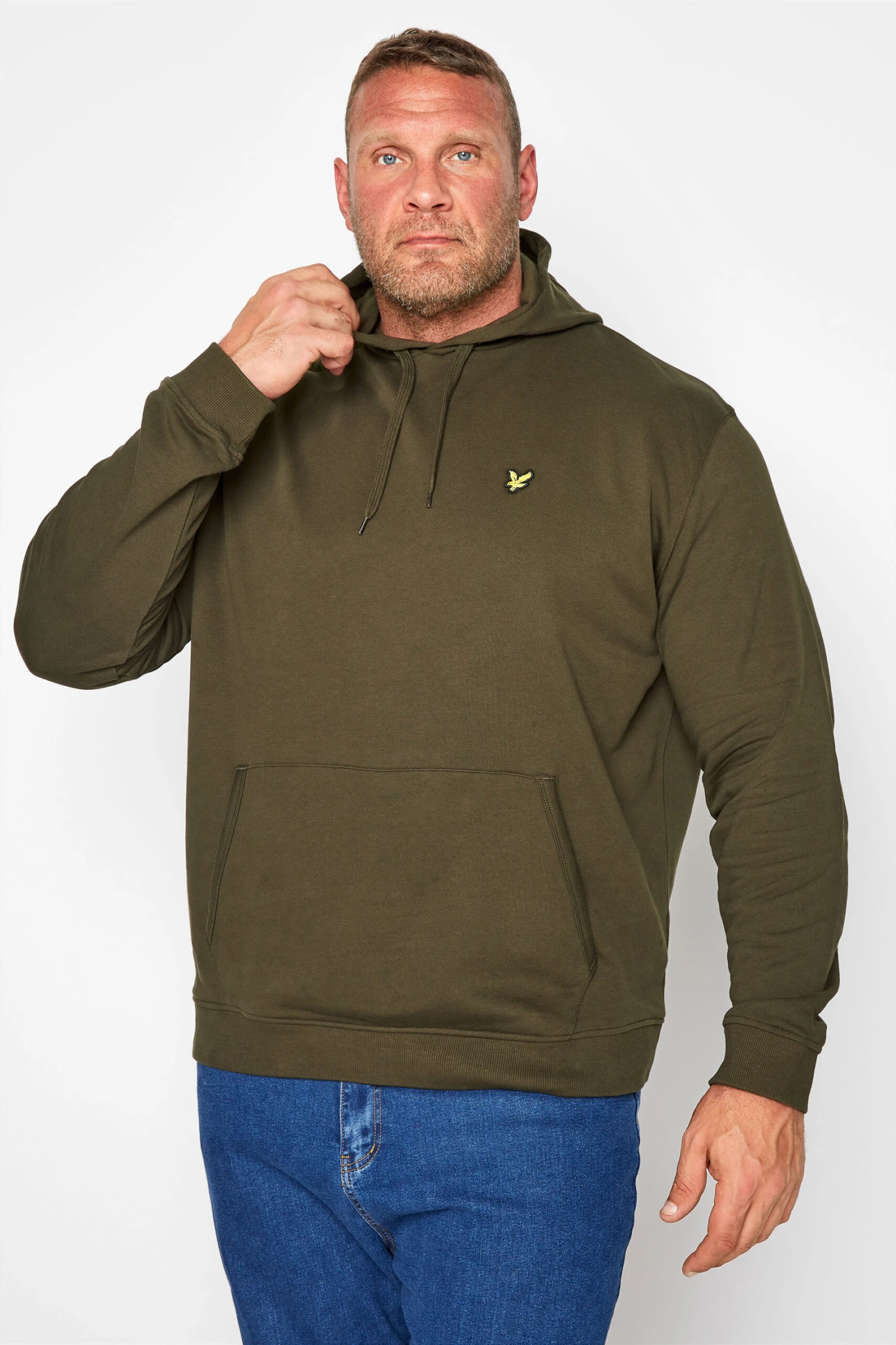LYLE & SCOTT Big & Tall Green Hoodie