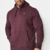 LYLE & SCOTT Big & Tall Burgundy Red Hoodie