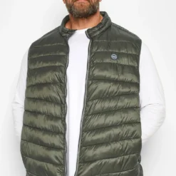 JACK & JONES Big & Tall Dark Green Bodywarmer