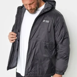 Jack & Jones Black Lightweight Hooded Jacket