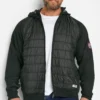 D555 Black Hood Puffer Jacket