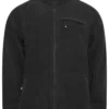 KAM Big & Tall Black Fleece Jacket