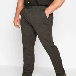 BadRhino Big & Tall Charcoal Grey Stretch Trousers