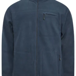 KAM Big & Tall Navy Blue Fleece Jacket