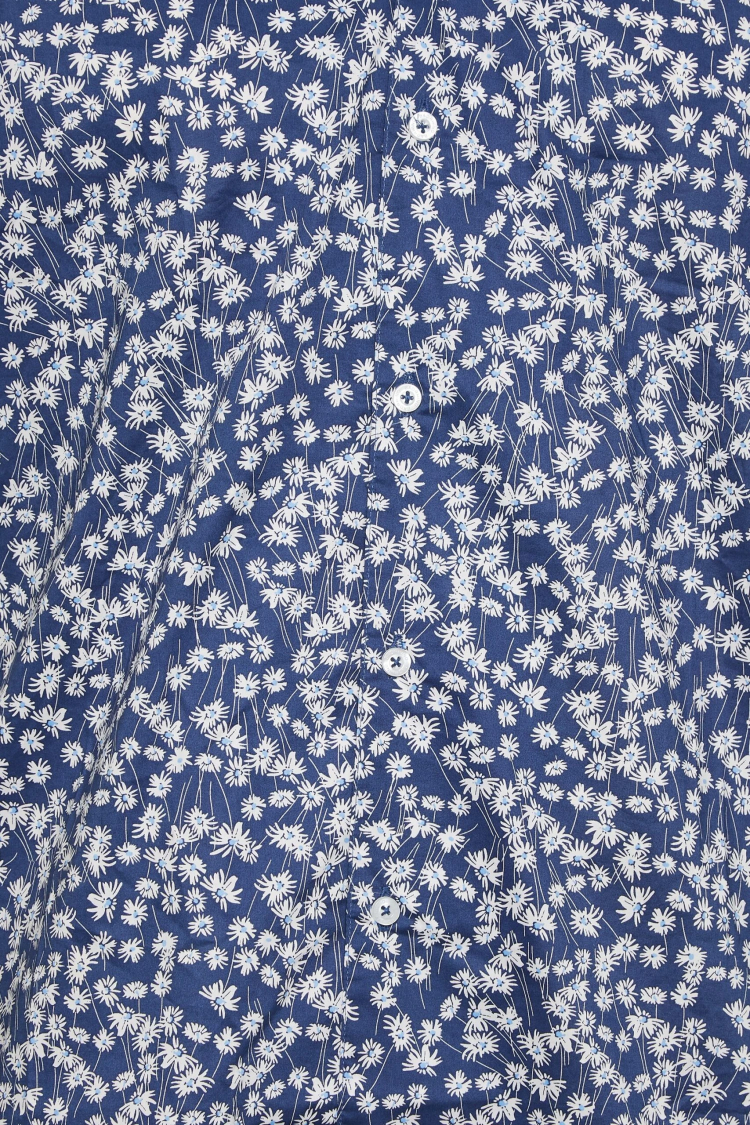 BadRhino Big & Tall Navy Blue Floral Short Sleeve Shirt - Image 2