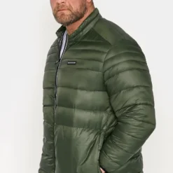 JACK & JONES Big & Tall Green Puffer Jacket