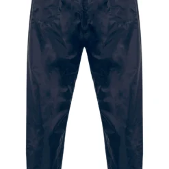D555 Navy Foldaway Waterproof Trousers