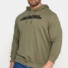 JACK & JONES Big & Tall Khaki Green 2 Pack Hoodies