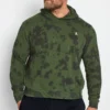 STUDIO A Big & Tall Green Camo Print Hoodie