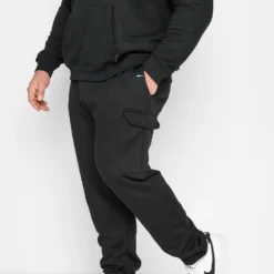 BadRhino Big & Tall Black Cargo Jogger