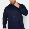 JACK & JONES Big & Tall Navy Blue Shirt