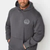 BadRhino Grey Patch Logo Hoodie