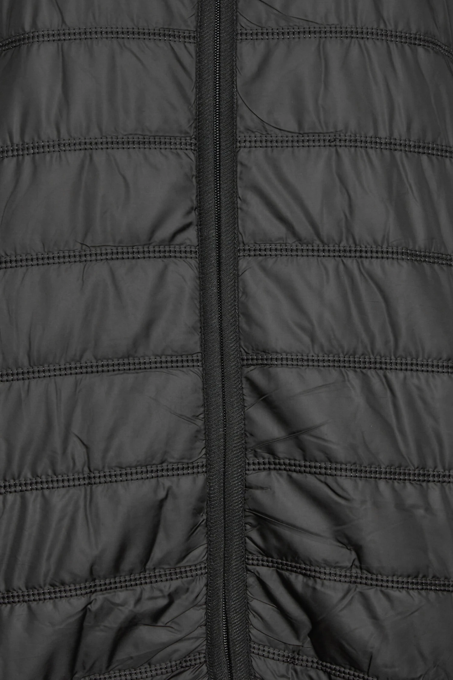 D555 Black Hood Puffer Jacket - Image 3