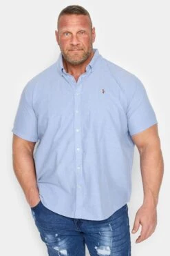 U.S. POLO ASSN. Big & Tall Light Blue Short Sleeve Shirt