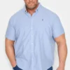 U.S. POLO ASSN. Big & Tall Light Blue Short Sleeve Shirt